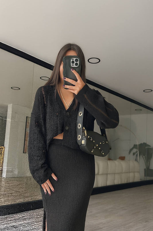 Ensemble maille noir