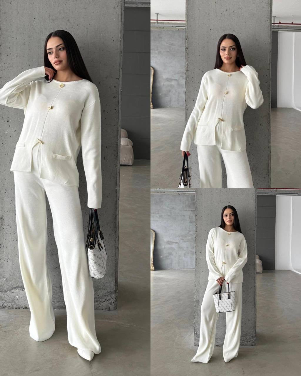 Ensemble maille crème