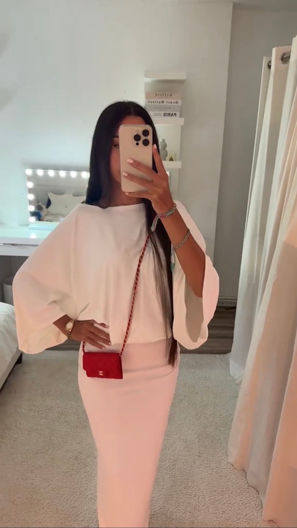 Top blanc fluide